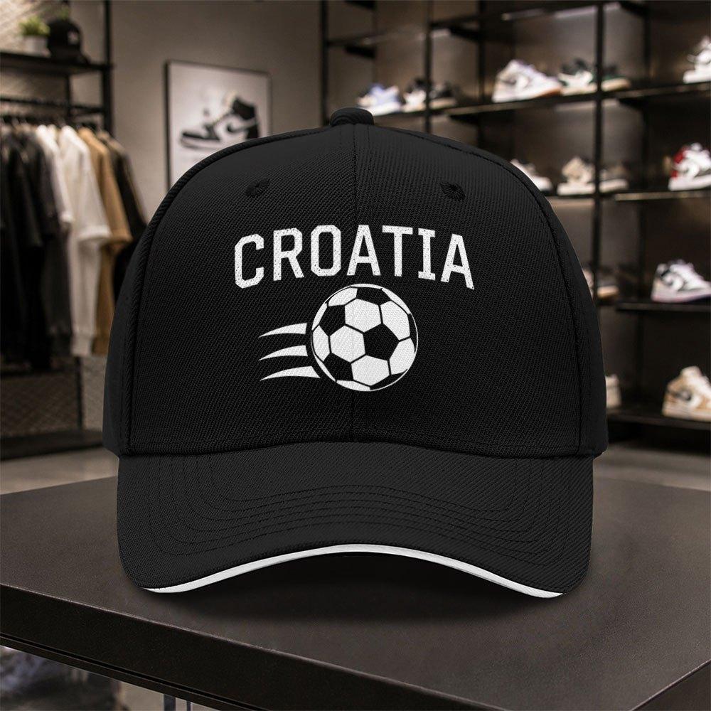 Croatian Design Baseball Cap Duckbill Cap for Running Fitness Outdoor Sports Travel Daily Wear Gift