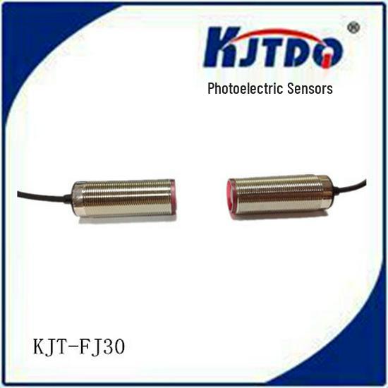 KJTDQ M30 Three-wire PNP Through-beam Photoelectric Sensor, 24V Normally Open