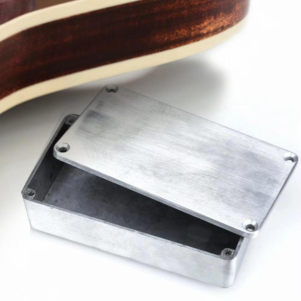 Aluminum Aluminum Stomp Box with Screws Guitar Effect Cases  Musical Instrument