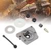 Silbernes Ölpumpen-Schneckenrad Metall Rund Kupplungs-Staubschutz Einfach zu montieren Kompakt für HUSQVARNA 61 66 266 268 266XP 268XP 272XP