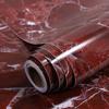 PVC Imitation Marble Stickers Furniture Self-Adhesive Wallpaper Stone Waterproof Kitchen Countertop Desktop Renovation Film