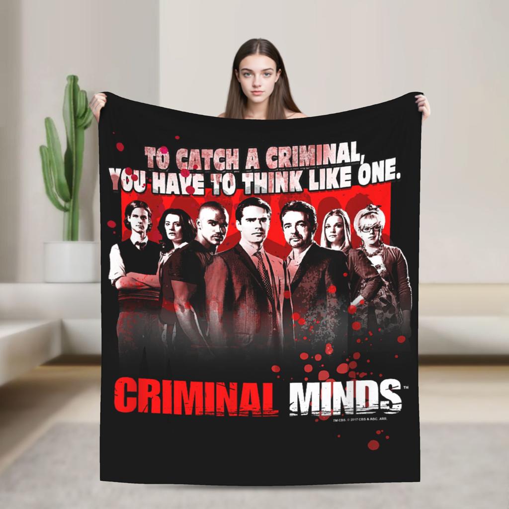 Criminal Minds I Love Spencer Reid Hearts Blankets TV Show Fleece Awesome Soft Throw Blankets Bedding Lounge All Season Travel