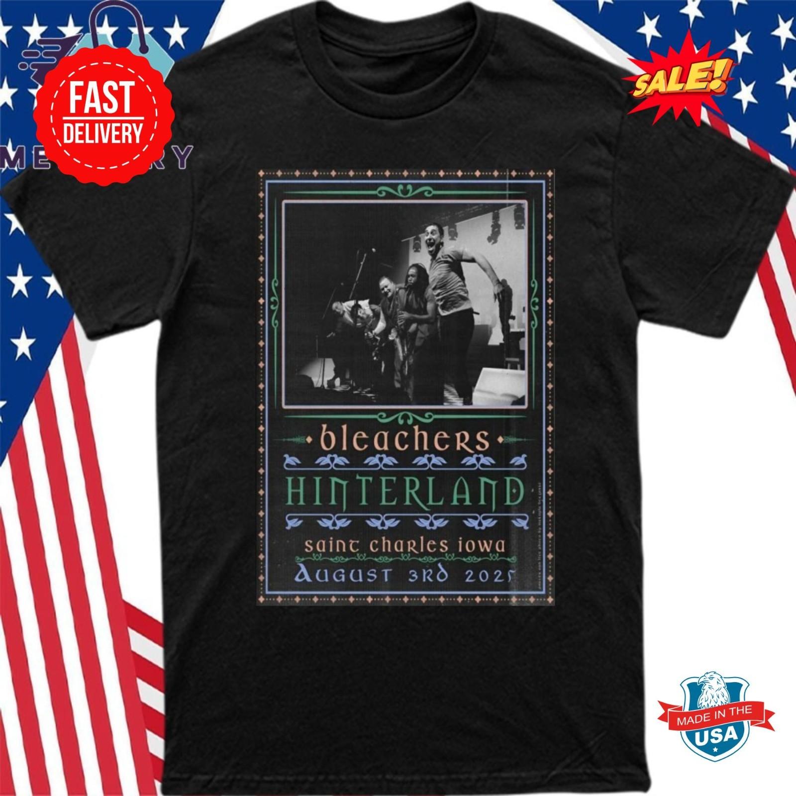 Bleachers Aug 3 2025 Live At Hinterland In Saint Charles Missouri Poster Shirt XXL