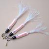 1pc/3pcs Tassel Fish Replacement Head for Simulated Small Silver Fish Cat Teaser Pet Toy Supplies