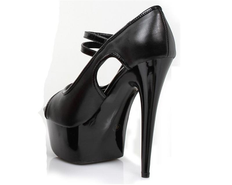 Shenzhen direct sales 2025 15cm high-heeled hollow single shoes for women, one piece is sent on behalf of others.