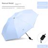 INS Automatic Umbrella Men's and Women's Large Folding Sun Umbrella Student Durable Sun Protection Portable Sun Umbrella Sun Protection