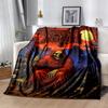 Death Flannel Blanket Soft Warm All-Season Throw, Design for Camping, Car Travel, Hiking Sofa, Bed, Office Perfect Gift for Parties