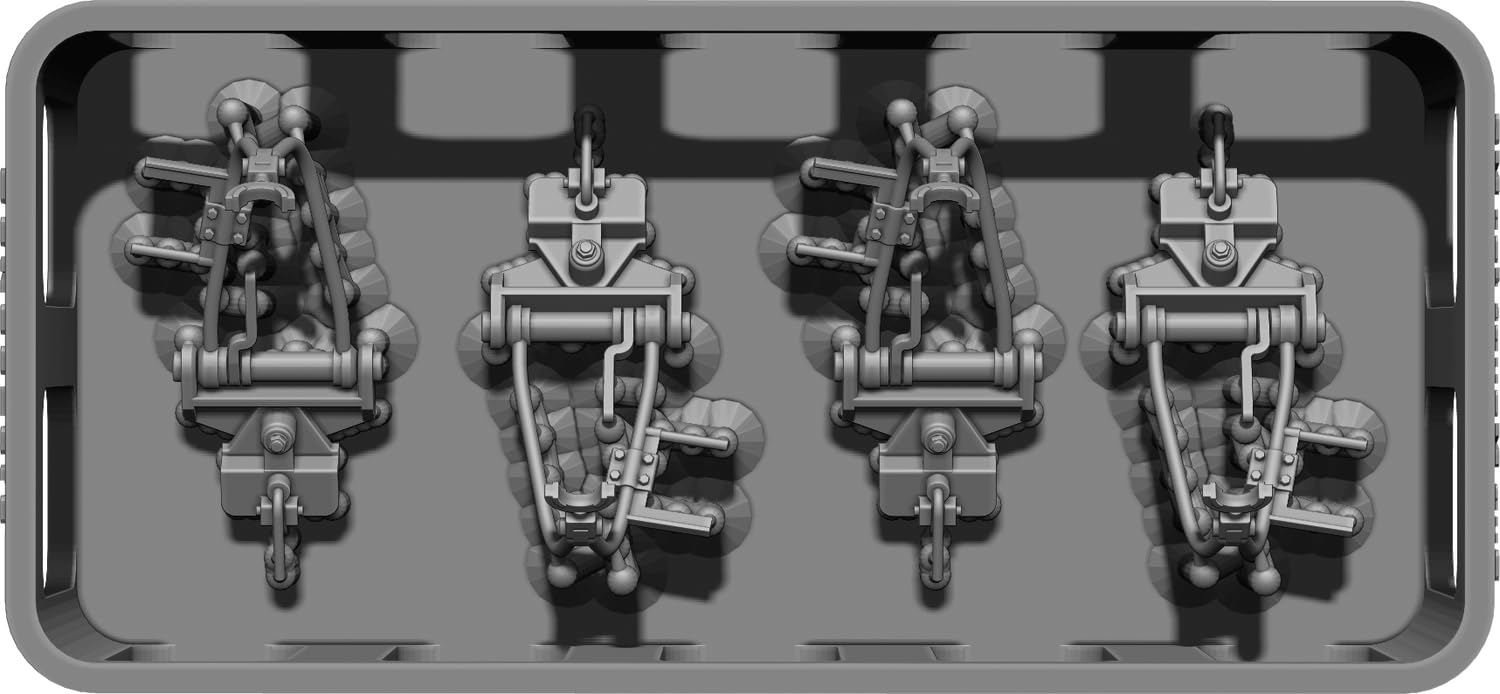 

BSK Модель WW2 Немецкая танковая башня Пулеметная установка Набор из 4 пластиковых деталей модели BSKC35012 1/35 Зенитный (танк)