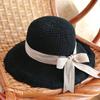 K325-Sunshade Hat For Women Sunscreen Big Brimmed Hat For Leisure Students In Summer Foldable Face Covering Sun Hat Cap