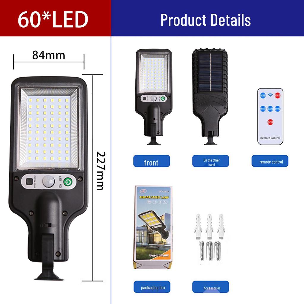 Waterproof Solar-Powered Outdoor Wall & Path Lights with Remote Control