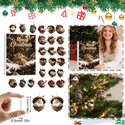 Advent Calendar Περιέχει 24 δώρα, Cute Figures Doll Advent Calendar, Countdown Calendar with Surprise Toys, Συλλεκτικές Φιγούρες Δώρο για Παιδιά