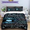 3pcs Love Declaration Duvet Cover Set, Cover For Bedroom Guest Room (1 Duvet Cover + 2 Pillowcase, Without Quilt),  yy250922238