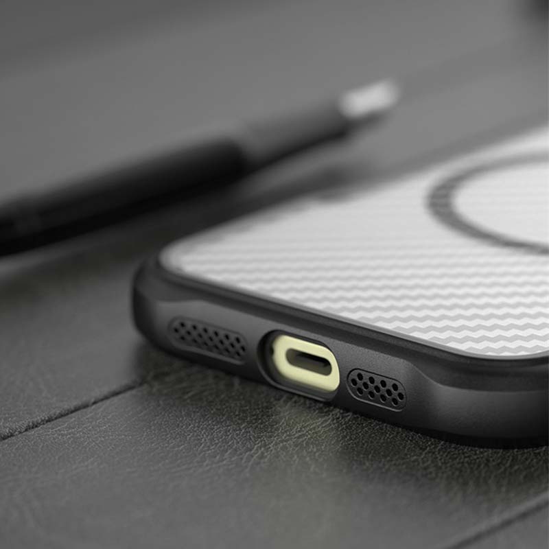 Fundas For iPhone 16 Pro Max For Magsafe Magnetic Carbon Fiber Phone Case For Apple 15 14 13 12 11 Pro Max 16 Plus Wireless Charging Magsafing Cover