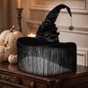 Spider Bat Halloween Witch Hat Pointed Cosplay Witch Hat Scary Black Pointed Cap  Halloween Party