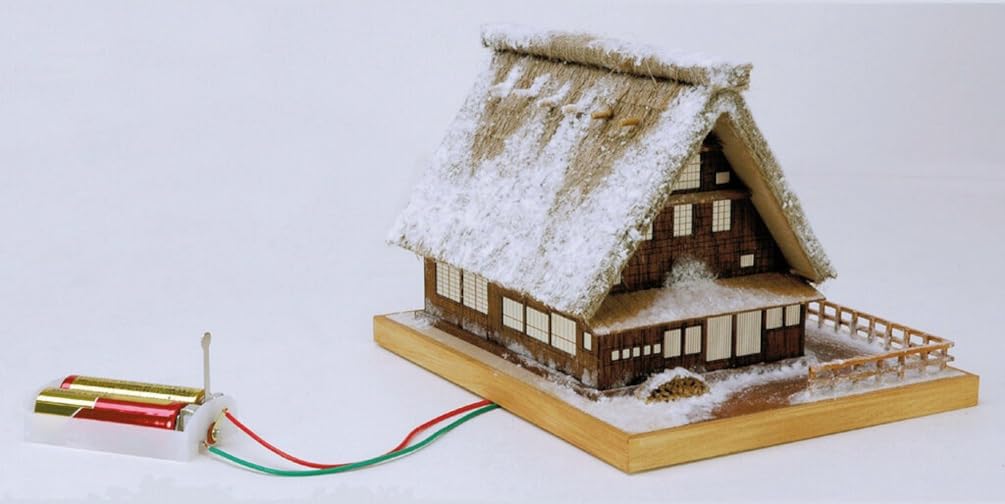 Woody Joe Akari Snow Wooden Model Assembly Kit No.1 Gassho-style (Building)