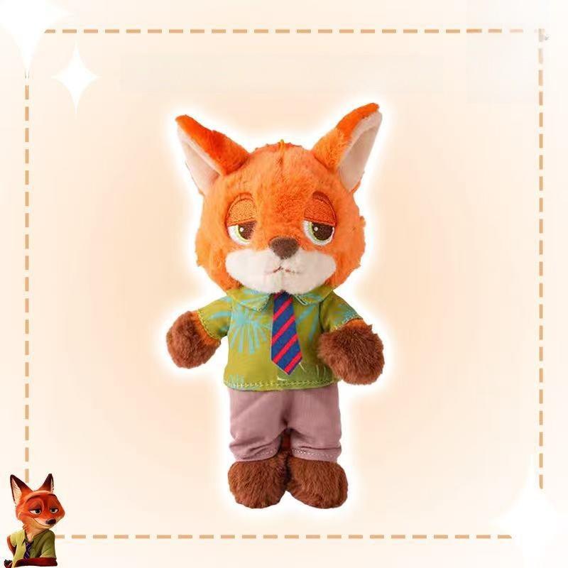 Zootopia Nick And Judy Plush Toys With Pp Cotton Filling For Collectors