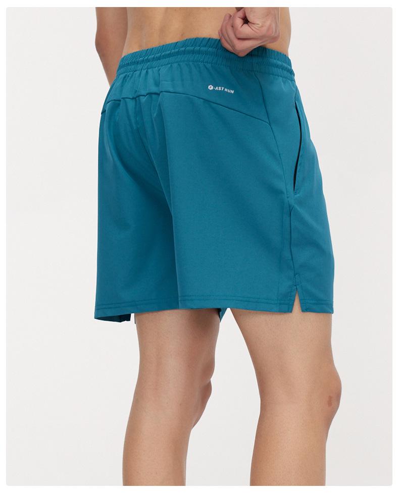 Men's Lightweight Breathable Quick-Dry Marathon Running Shorts - Summer Loose Fit with Three-Point Zipper