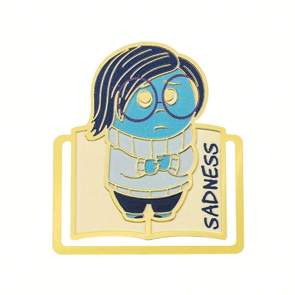 MINISO Alles steht Kopf Niedliche Lesezeichen Metall Buchseitenhalter Cartoon Fan Sammlungen für Leseratten Buchliebhaber Schulanfangsgeschenk