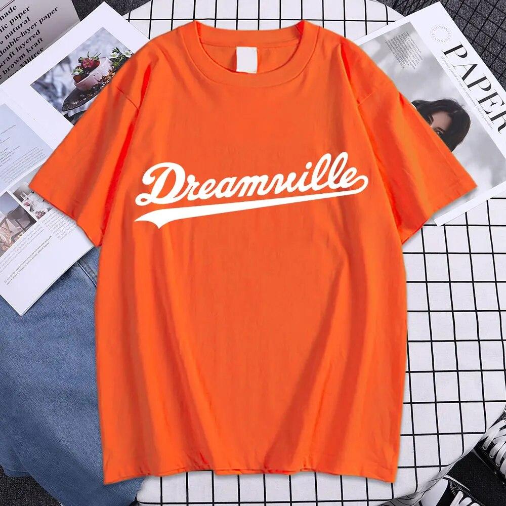 Rappare J Cole Dreamville Samma Grafik T-shirt Kortärmad Herr Bomulls T-shirt Streetwear Unisex Dam Hip Hop Oversized T-shirts