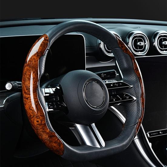 Módní univerzální náhradní ergonomický ochranný kryt volantu odolný proti smyku Automobilové příslušenství Chránič auta