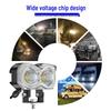 Motorcycle LED Headlight: Colorful Warning Light & Electric Vehicle Front Spotlight