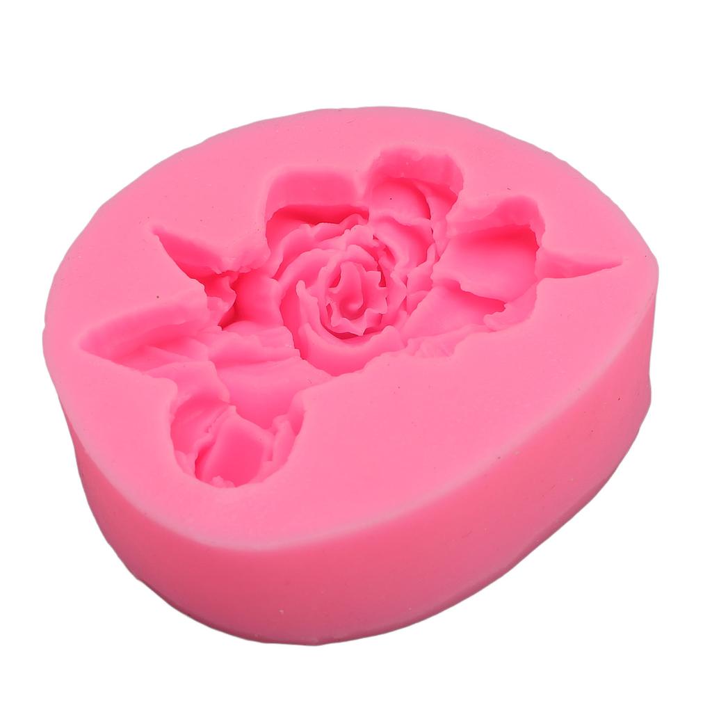 Silicone Shaper Gardenia Flower Shape Moulding Tool for Candle Soap Clay Chocolate Crafts Making