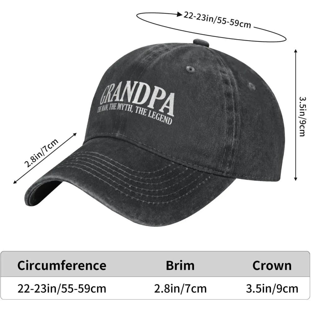 World's Best Grandpa Baseball Cap Golf Dad Hat Adjustable Original Classic Low Profile Cotton Hat Men Women
