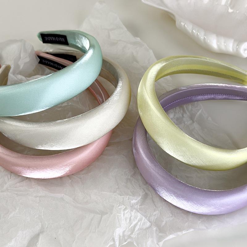Satin Mercerized Sponge Headband Female Korean Temperament Hair Band Hair Accessories