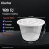 Thickened Disposable Round Food Containers with Lids