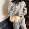 Lässige Schulter-Canvas-Tasche Damen neue trendige vielseitige Umhängetasche leichte Reise kleine Tasche