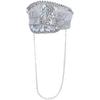 Fever Deluxe Studded Sequins Costume Captains Hat