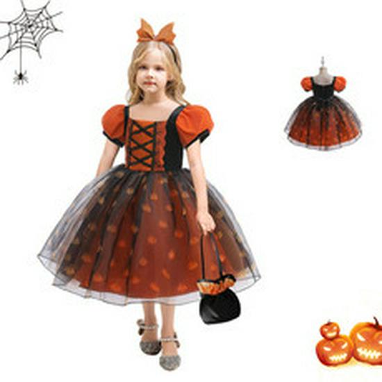 Jenters Halloween Maskerade Prinsessekjole - Europeisk og Amerikansk Stil