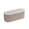 Crystal Craft Cable Box Conceals Cords and Stylish Storage - Outlets, [Beige]
