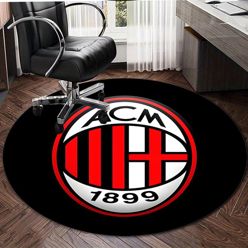 1pc Football Team (7) Design Printed Area Round Carpet for Bedroom Living Room Home Decor Rugs Mat Non Slip Mat Rug for Bedside