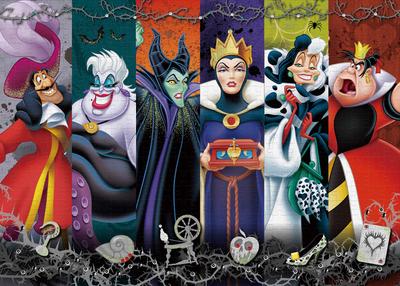 Epoch 500 Piece Jigsaw Puzzle Disney Evil Darkness (38 X 53cm) 74-007 with Glue and Spatula with Decoration Parts Included EPOCH