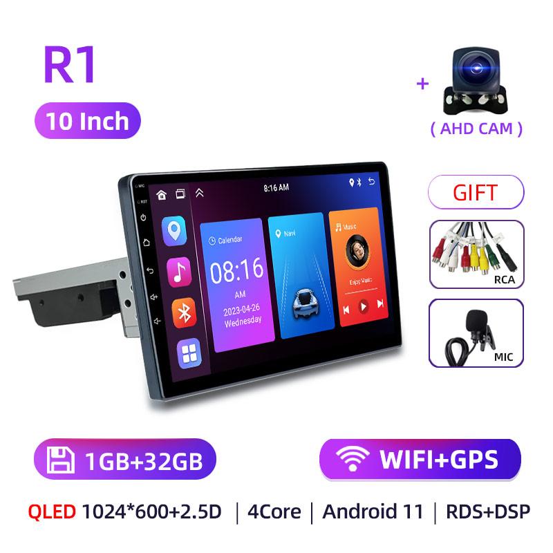 7'' 10'' 8Core Android 11 1Din Car Multimedia CarPlay 5G Universal Navigation GPS 1 DIN Headunit Auto Radio Audio Stereo dvd