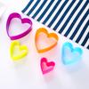 2Pcs plastic biscuit mold color set baking tool heart cookie mold fruit sparse press cut gingerbread man christmas tree