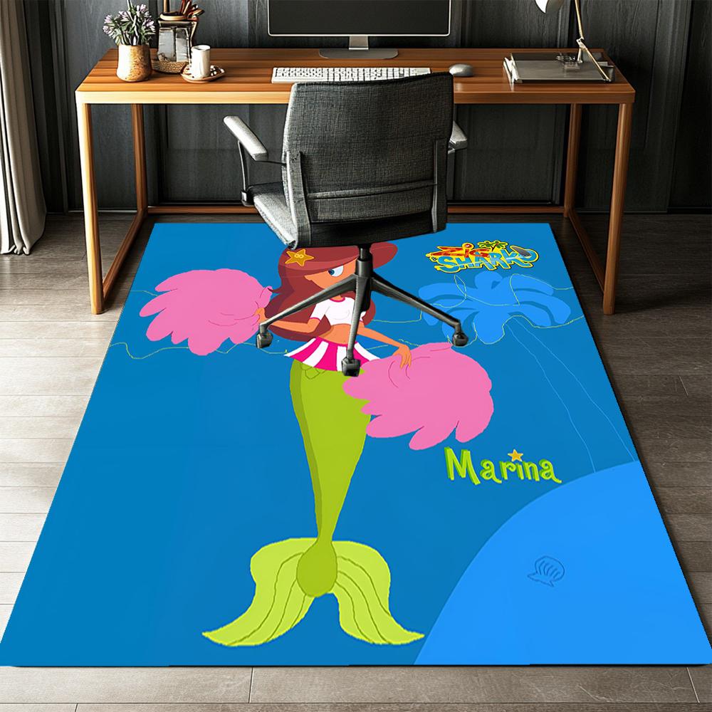Zig & Sharko Printed Carpet Rug for Office Chair Living Room Bedroom Kitchen Room Decor Gifts