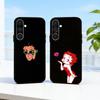 Sexy B-BeTTy-CuTe-BoopS Phone Case For Samsung A73,A21s,A22,A31,A32,A52,A53,A71,A80,Soft Black Shell