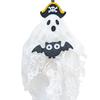 Halloween Hanging Ghost Decoration Spooky Flying Pirate Ghost Holding Pumpkin/Bat/Spider for Indoor And Outdoor Tree Decor