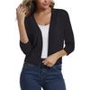 Versatile Women's Knit Cardigan Sweater - Simple, Short Jacket for Spring and Autumn