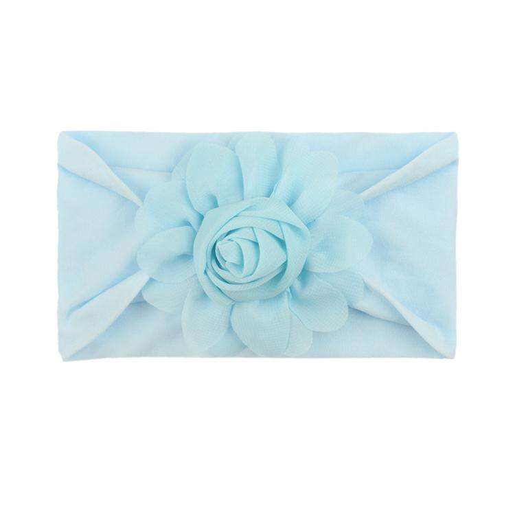 New Children's Hair Band Rose Bract Nylon Soft Elastic Combination Baby Hair Band Baby Hair Accessories Wholesale