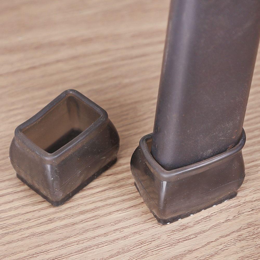 8Pcs With Felt Chair Leg Caps Foot Protection Furniture Feet Covers Durable Floor Protector Pads