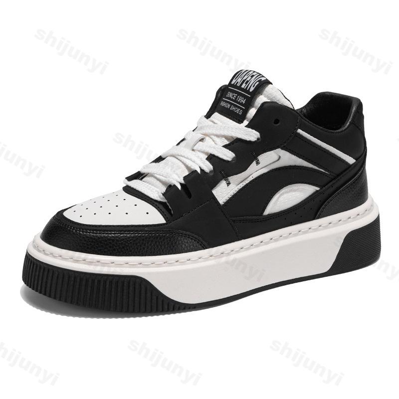 Fashion 2025 Autumn New Men's Low Top Thick Sole Casual Sport Shoes Fashion Trend Versatile Comfortable Non Slip Niche Platform sneakers