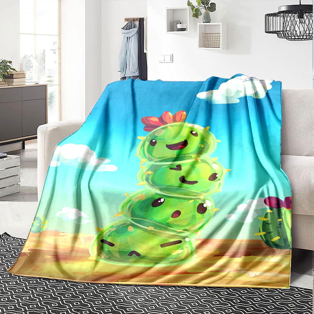 Plants Vs. Zombies Blanket Comfortable Great for Sofa Office Picnics for All Seasons Modern Unique Gift for Family and Friends Camping
