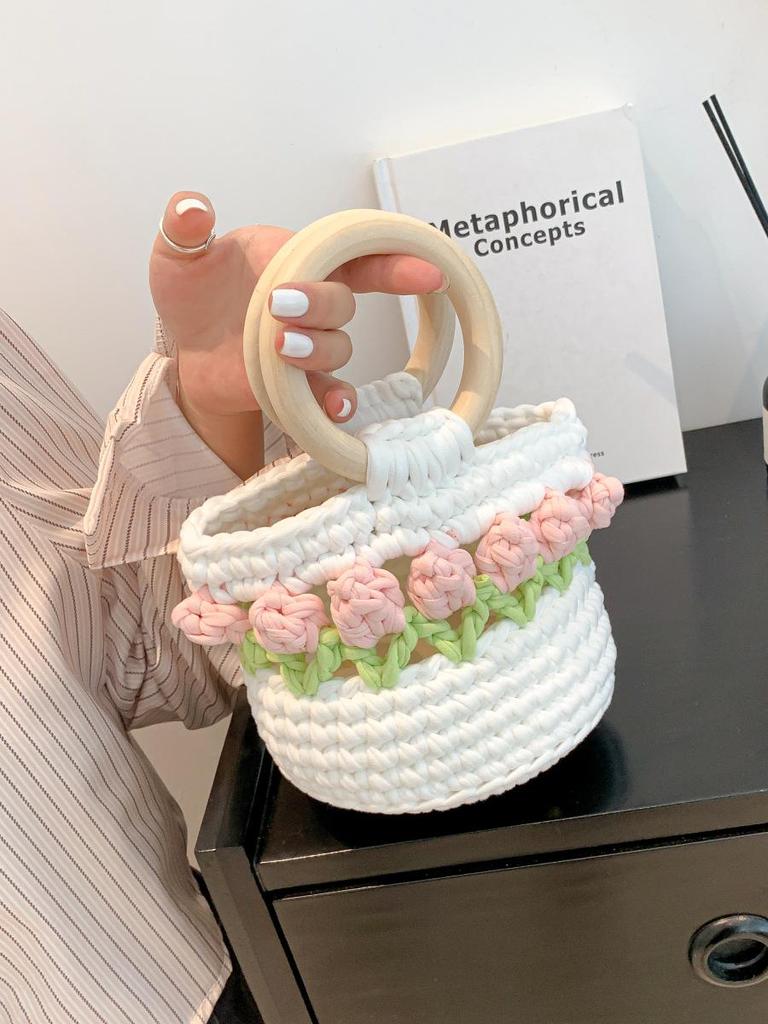 Tulip Hand-Woven Crossbody Bag DIY Kit - Perfect Gift for Your Bestie or Girlfriend