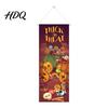 Entrance Door Decorations Halloween Flag Banner Backdrop, Spooky Pumpkin Witch Ghost Hanging Easy Home Decor Background Decoration for Indoor Outdoor