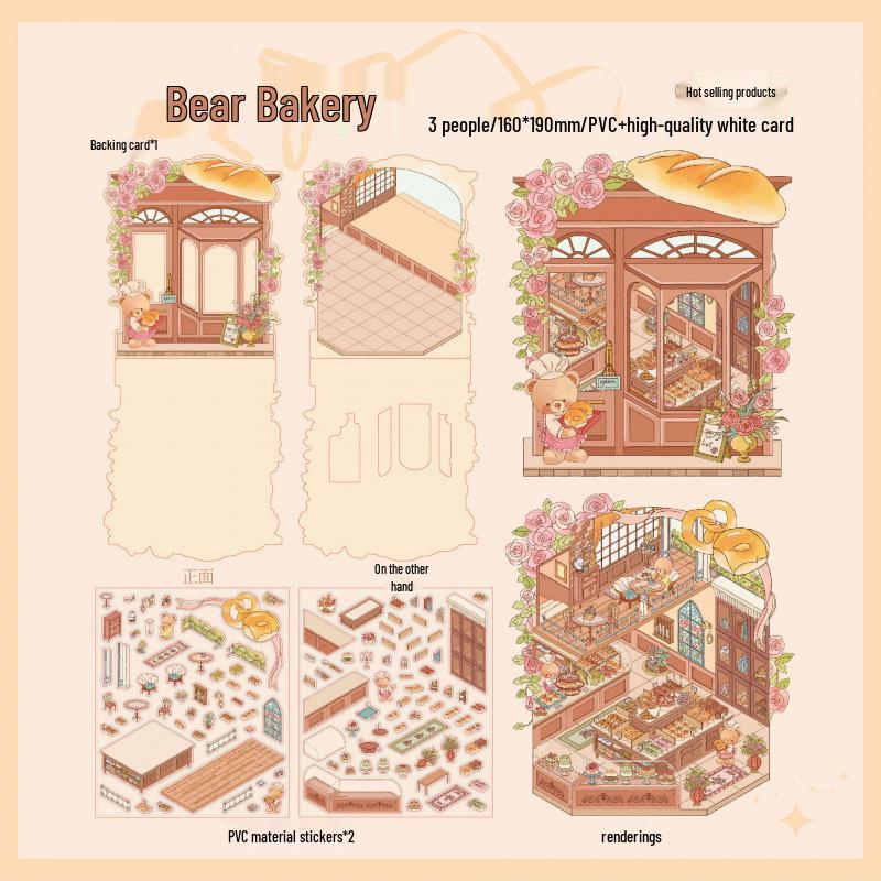 Mr. Paper Fairy Tale Book Series Flat Stickers - DIY Student Fun Pack