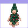 Charming Christmas Tree Cosplay Baby Girl/boy Newborn Costume Xmas Sleeveless Outfits Set