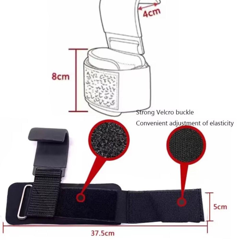 2Pcs Strength Workout Weightlifting Straps Black Wrist Strength Training Hooks  for Gym Training